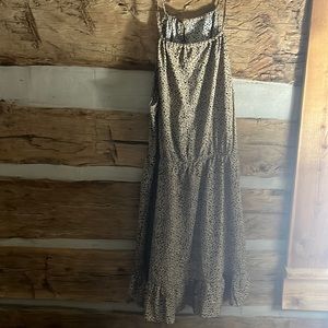 Shein Large Tan with Black Dress